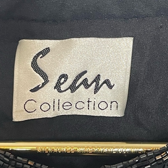 Sean collection jacket silk beaded cocktail 100% silk vintage sz small - Picture 7 of 9